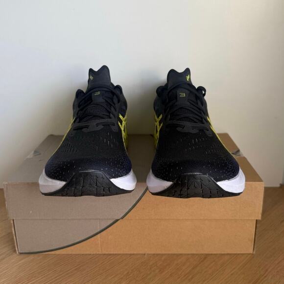 Asics Dynablast 3 Black /Lime Zest Men Running Sneakers - SZ 11 - Picture 10 of 13